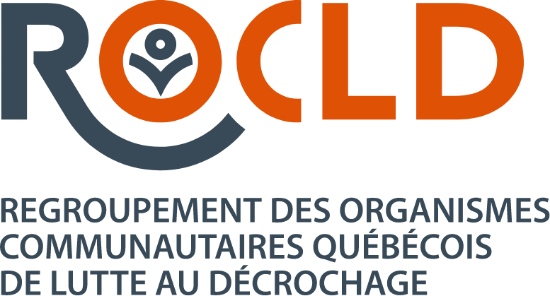 Logo du Regroupement des organismes communautaires québécois de lutte au décrochage